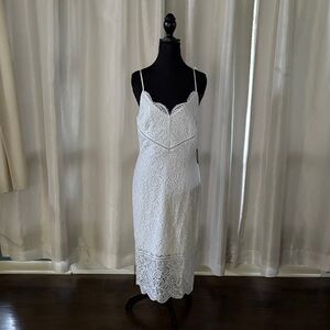 Express White Lace Dress